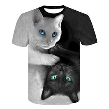 Load image into Gallery viewer, Cats 3D Printed T-shirt Women Men tshirt short Sleeve Casual Men&#39;s Fashion High Quality Clothing tees Tops Dropshipping XXS-4XL