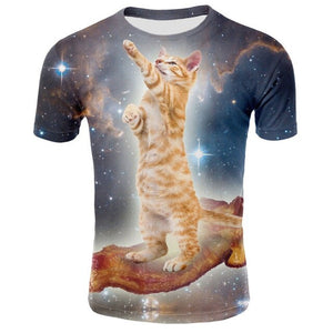 Cats 3D Printed T-shirt Women Men tshirt short Sleeve Casual Men's Fashion High Quality Clothing tees Tops Dropshipping XXS-4XL