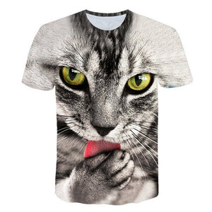 Cats 3D Printed T-shirt Women Men tshirt short Sleeve Casual Men's Fashion High Quality Clothing tees Tops Dropshipping XXS-4XL
