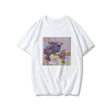 Load image into Gallery viewer, Summer new ulzzang Harajuku fun kawaii TOM cat and jerry mouse print T-shirt ins fashion loose head O-neck casual female T-shirt