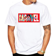 Load image into Gallery viewer, LUSLOS 2019 Men&#39;s Casual Marvel Printed T Shirt Fashion Streetwear O-Neck Male Tshirt Man T-shirt Tee Top camiseta masculina